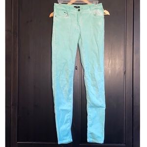 H&M Mint Skinny Jeans